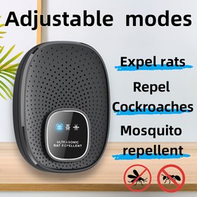 Resim 360° Ayarlanabilir Ultrasonik Böcek Kovucu Cihaz - USB Güçlü, Fiziksel Olarak Sivrisinekleri, Akarları, Solucanları, Püskülleri ve Fareleri Kovar - Yatak Odası, Mutfak, Araba, Yurt ve Açık Hava Kullanımı İçin İdeal, Böcek Kovucu Cihaz 
