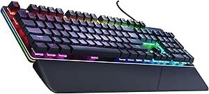 Resim GamePower Calypso V2 RGB Optik Su ve Toza Dayanıklı Mekanik Blue Switch USB DIY Gaming Klavye 