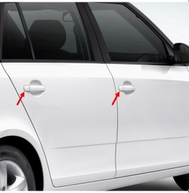 Resim Seat İbiza 2002-09 Ön Arka Dış Kapı Kolu Kapağı 3B4839879A 