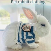 Resim Küçük Evcil Hayvanlar İçin Kışlık Kazak - Kolay Giyilebilir, Kalın Sıcak Örme Pullover, Hamsterlar, Gine Domuzları, Fareler İçin Sevimli Tavşan Kostümü - İç/Dış Mekan Kullanımı İçin Rahat Soğuk Hava Kıyafeti - Fotoğraf Çekimleri ve Günlük Kışlık Giyim İçin Mükemmel, Evcil Hayvan Kışlık Giyim, Eğlenceli Evcil Hayvan Giyim, Konforlu Evcil Hayvan Giyim, Hamster Giyim, Yumuşak Kumaş, Hamster Severler 