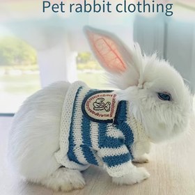 Resim Küçük Evcil Hayvanlar İçin Kışlık Kazak - Kolay Giyilebilir, Kalın Sıcak Örme Pullover, Hamsterlar, Gine Domuzları, Fareler İçin Sevimli Tavşan Kostümü - İç/Dış Mekan Kullanımı İçin Rahat Soğuk Hava Kıyafeti - Fotoğraf Çekimleri ve Günlük Kışlık Giyim İçin Mükemmel, Evcil Hayvan Kışlık Giyim, Eğlenceli Evcil Hayvan Giyim, Konforlu Evcil Hayvan Giyim, Hamster Giyim, Yumuşak Kumaş, Hamster Severler 