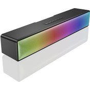 Resim Samdoo Bt-601 Siyah 20w Bluetooth Hoparlör, Rgb Işıklı, Fm Radyo, Tf Kart Desteği, Bilgisayar Tv Oyuncu Ses Sistemi 