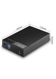 Resim 2.5" 3.5" Sata 3 Usb 3.0 Harici Harddisk Hdd Kutusu 