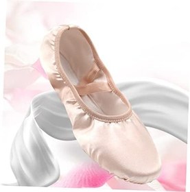 Resim SHERCHPRY spor ayakkabı+terlik çocuklar slayt sandalet bale terliği Bale ayakkabıları çocuk panduf bale ayakkabısı jimnastik yoga ayakkabıları yetişkin dans ayakkabıları kurdele 