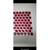 Resim Depo Yan Ped Arı Peteği Kırmızı 