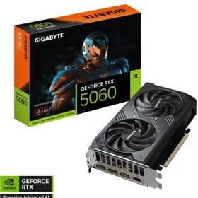 Resim Ronanna Gıgabyte GV-N5060WF2MAX Oc-8gd, RTX5060, Wındforce Max Oc, 8gb, Gddr7, 128BIT, 2 Fanlı, 1xhdmı, 3xdp, Gamıng Ekran Kartı 