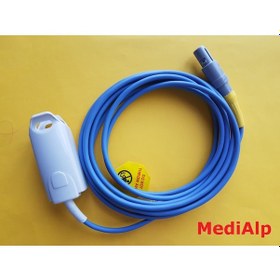 Resim Contec Digital Spo2 Sensor 3 Metre Tekparça Yetişkin Tip Mandalli 