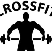 Resim Genel Markalar Byr002 Crossfit Halter Sticker Oto Motor Laptop Duvar Folyo Sticker 40X32 Cm [Efsngrck] 