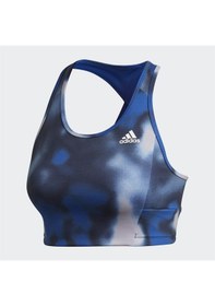 Resim Adidas Gd4649 Designed To Move Allover Print Kadın Sporcu Sütyeni Mavi 