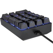 Resim K23 Mini Sayısal Klavye 21-Key Dıy Programlama Usb- Sayısal Tuş Takımı Kırmızı Anahtarlar 