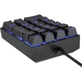 Resim K23 Mini Sayısal Klavye 21-Key Dıy Programlama Usb- Sayısal Tuş Takımı Kırmızı Anahtarlar 
