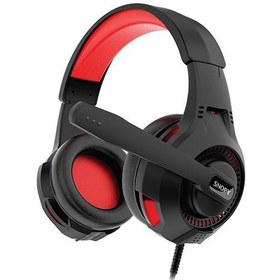 Resim SNOPY SN-8800 GAMETIME SİYAH LEDLİ OYUNCU MİKROFONLU KULAKLIK 