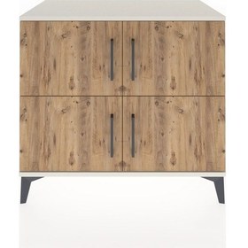 Resim Hyperion Şifonyer Tek Raflı 4 Kapaklı 88x44x80 Aytaşı-çam Aytaşı 