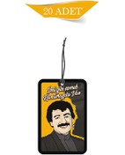 Resim 1001MODEL Deli Gibi Sevmek Ruhumuzda Var Tasarımlı 20'li Oto Kokusu ve Oto Aksesuarı 