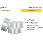 Resim 0.75mm 2000 METRE PMMA UÇTAN IŞIMA FİBER OPTİK AYDINLATMA KABLOSU 