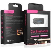 Resim İnter Bluetooth Ses Alıcısı Aux Oto Araç Teyp Kiti Android Ios Uyumlu 