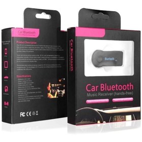 Resim İnter Bluetooth Ses Alıcısı Aux Oto Araç Teyp Kiti Android Ios Uyumlu 