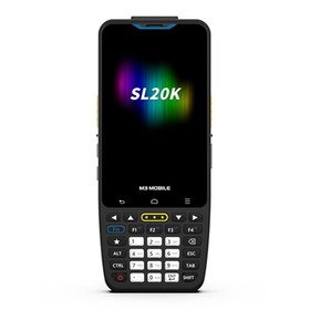 Resim M3 Mobile Sl20k X/w 2d Karekod Andr.13 4gb/64gb 13mp Wifi+bluet. 4" Tuslu Ekran El Terminali (kilif+e.koruyucu+adaptor) 