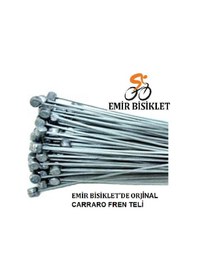 Resim Carraro Bisiklet 10 Adet 180 CM Çelik Fren Teli Paslanma 