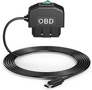 Resim Dash Cam OBD Sabit Kablolama Kiti, Dashcam için Güç Kablosuyla USB pe C Kamera Kiti 12-24V ila 5V/3A 