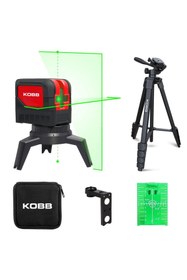 Resim KOBB KBL92GTP 30M Profesyonel Yatay ve Dikey Otomatik Hizalamalı Yeşil Çapraz Çizgi Lazer,Noktalı Şa 