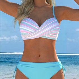 Resim Avrupa ve Amerika Modası Kadın Bikini Takımı, Moda Kadın Bikini Takımı 
