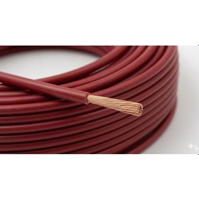 Resim 2,5mm² Nyaf Kablo Kırmızı 10 Metre 14awg/14ga 