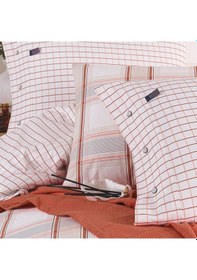 Resim Blue Marine Çift Kişilik Nevresimli Pike Takımı Nautical Kiremit Kiremit 