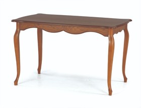 Resim ADA LÜKENS MASA VE AMERİKAN SANDALYE TAKIMI, CEVİZ, 125x80 
