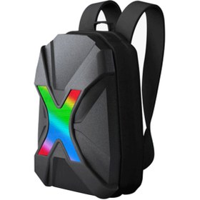 Resim ERKUGO X Ekranlı Motor Sırt Çantası, Sırt Çantası, Telefon Kontrol Kask Taşıma Çantası, Led Çanta 