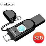 Resim Lenovo Thinkplus Tfu301 32 Gb Type-c+usb3.0 U Şifreleme Disk Siyah 