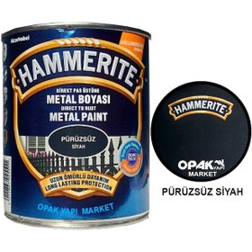 Resim Marshall Hammerite Düz Siyah 2,5 Lt 3,5 Kg 