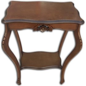 Resim Fiskos Çiçeklik 4Ayak Oymalı Model Parlak Ihlamur Ağacı Ayak Parl 