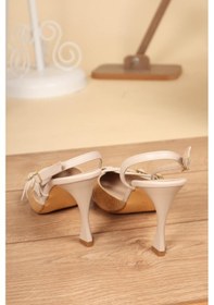 Resim Birikon Garnili Hasır Stiletto Ten-ten Ten 