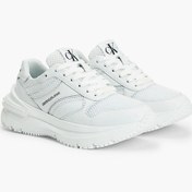 Resim Calvin Klein Runner Laceup Snap Wn Kadın Sneaker Triple White - WHITE 