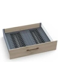 Resim Storemax Çekmece Içi Tabaklık 27CMX48CM, Antresit (3cm En ve 6 cm Boydan Kesilebilir) 