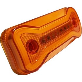 Resim Ahmet Otomotiv Neon Model Yan Lamba 12v-24v Turuncu Renk 