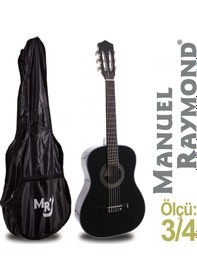 Resim Klasik Gitar Junior Manuel Raymond Mrc87Bk Kılıf 