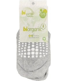 Resim Ilkebebe Biorganic Points Sneakers Bebek Çorap 68392 