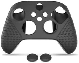 Resim Xbox Series S X Silikon Kılıf Analog Koruyucu Set 9. Nesil Kol Uyumlu (siyah) 