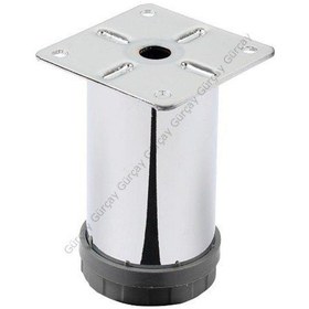 Resim Gürçayhırdavat Gürçay Metal Dolap Ve Koltuk Ayağı 42Mm Krom 