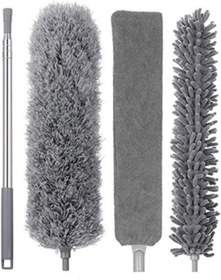 Resim STOREMAX trendflare Teleskopik 3'lü Mop Toz Alma Püskülü Çok Fonksiyonlu Temizlik Seti modasplash 117526 