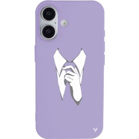 Resim iPhone 16 Kravat Telefon Kılıfı 