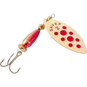 Resim Turna Levrek Alabalık Döner Olta Kaşık - Alp Long - Altın/kırmızı - No:2/20gr 