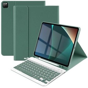 Resim Apple Uyumlu iPad Air 13 Inç M2 Çip 2024 Bluetooth Özellikli Standlı Kalem Bölmeli Klavyeli Kılıf 
