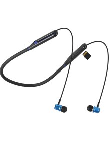 Resim Asonic AS-XBK65 Siyah/mavi Boyun Askılı Mıknatıslı Bluetooth+ Tf Kart Spor Kulak Içi Kulaklık 