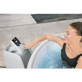 Resim Lay-z-spa 60027 Vancouver Airjet Plus Şişme Spa Havuzu, Mobil Uygulama Kontrollü, 3-5 Kişilik Gri 