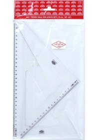 Resim Hatas 0807 Teknik Okul Öğrenci Gönye Seti 30 CM /60-45 Derece 