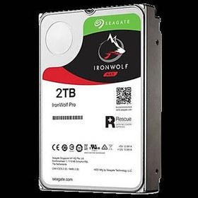 Resim Seagate Ironwolf Pro 3.5 2TB Sata 3.0 128MB 195MB/S RV Sensör 7200RPM 300TB/Yıl İşyükü 7/24 E-Nas Data Kurtarmalı Disk ST2000NE0025 HDD & Harddisk 