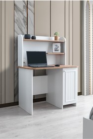 Resim Erezogulları Mobilya Yalı Modern Dolaplı Çalışma Masası 100*60*130 